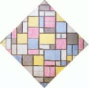 Piet Mondrian Composition with Grid VII oil on canvas